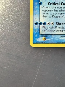 *MP* Kyogre GOLD STAR 112/113 Pokemon EX DELTA SPECIES 2005 - Image 5