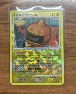 Heat Rotom Ultra Rare Reverse Holo Rising Rivals RT3/6 Pokemon TCG 2009 - Image 1