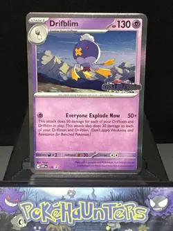 Pokemon Card Drifblim SVP135 Stellar Crown Prerelease Promo Near Mint - Image 1
