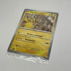Pikachu At The Museum x Natural History London Jumbo Pokemon Card IN HAND - Image 1