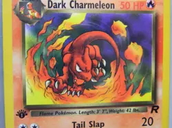Pokemon Dark Charmeleon 1st Ed Team Rocket 32/82 Rare EN - Image 3