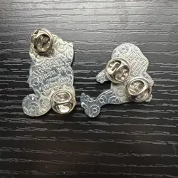 POKEMON GO TCG Official Charmander Squirtle 2 Starters 1.5" Pin Set NM - Image 2