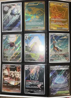 Pokemon TCG Scarlet & Violet Mixed Full Art Lot Of 9 - Image 1
