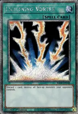 Lightning Vortex - Platinum Secret Rare 1st Edition RA03-EN148 - NM - YuGiOh - Image 1