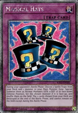 Magical Hats - Platinum Secret Rare 1st Edition RA03-EN107 - NM - YuGiOh - Image 1