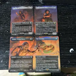 Magic The Gathering The One Ring Borderless Foil Promo Scene Bundle - Image 1