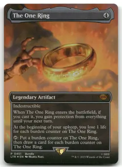 The One Ring (Borderless) (LTR Bundle) NM Foil - Image 1