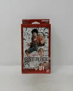 One Piece TCG Factory Sealed Starter Deck ST-01 Straw Hat Crew English Edition - Image 1