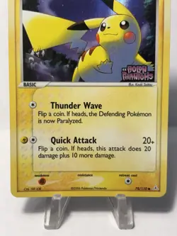 Pokemon TCG Pikachu 78/110, EX Holon Phantoms Set, Reverse Holo *Mint/Near Mint* - Image 5