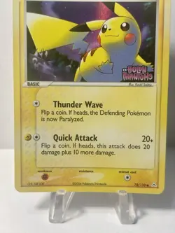 Pokemon TCG Pikachu 78/110 EX Holon Phantoms Set, Reverse Holo *Mint/Near Mint* - Image 4