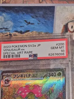 Pokemon Venusaur 200/165 SAR sv2a Scarlet & Violet 151 Japanese PSA 10 - Image 3