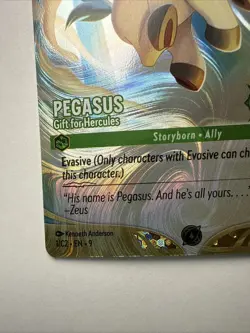 Disney Lorcana Pegasus - Gift for Hercules 1/C2 Challange Promo Foil English - Image 3