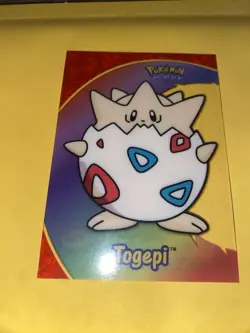 2000 Topps Pokemon TV Animation Edition Series 3 Clear Togepi #PC8 - Image 1