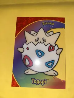 2000 Topps Pokemon TV Animation Edition Series 3 Clear Togepi #PC8 - Image 2