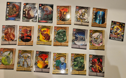 Lot of 18 BAKUGAN Metal cards plus Rule Book - Image 1