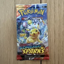 Pokemon Surging Sparks Booster Pack - 10 Cards / Pack - SEALED - Image 1