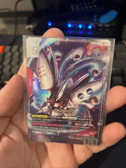 Qubeley Newtype Challenge 3 Winner Promo Card GD02-036 Gundam TCG Foil English - Image 1