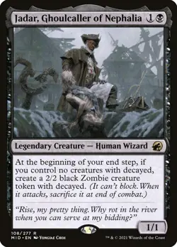 Jadar, Ghoulcaller of Nephalia Innistrad: Midnight Hunt Regular Rare MTG NM - Image 1