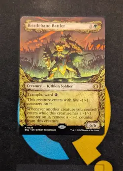 Bristlebane Battler Showcase Rare ECL 325 Lorwyn Eclipsed MTG - Image 1