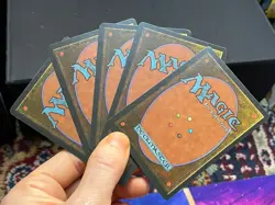 5x German Fbb Island • Unplayed / Mostly Clean • Basic Land • Mtg - Image 2