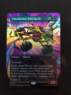 Thunderous Velocipede (Borderless) Aetherdrift Foil - Image 1