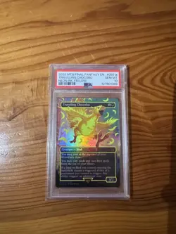 2025 MTG FINAL FANTASY #0551A TRAVELING CHOCOBO PSA 10 - Image 1