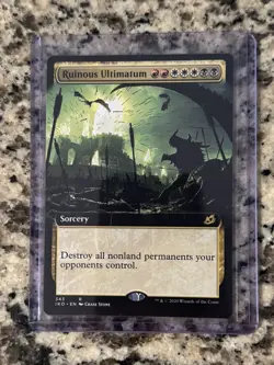 Ruinous Ultimatum - Extended Art IKO NM MTG - Image 1