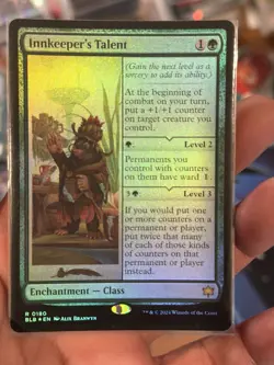 Magic The Gathering Inkeeper’s Talent x4, 1 Promo Foil/2 Regular/ 1 Foil - Image 5