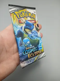 Pokemon Sun & Moon Cosmic Eclipse SEALED Booster Pack x 1 - Image 4