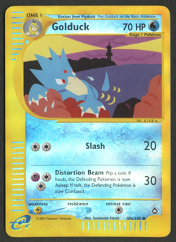 Pokemon TCG Golduck 50a/147 Aquapolis Reverse Holo E Series LP+ - Image 1