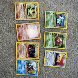 Pokemon 1st Edition Jungle Set: Common/Uncommon Set Near Mint - Image 4