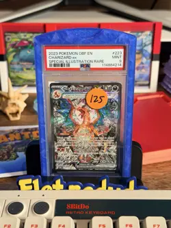 2023 POKEMON OBF EN-OBSIDIAN FLAMES SPECIAL ILLUSTRATION RARE CHARIZARD EX PSA 9 - Image 1