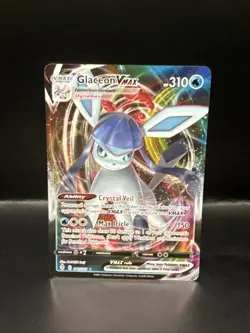 Pokemon TCG Glaceon VMAX Evolving Skies Holo Ultra Rare Card 041/203 - Image 2