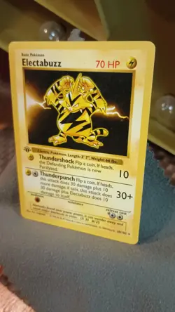 ⚡1999 Pokemon TCG Electabuzz 20/102 1st Edition Base Set Excellent -NM Vintage - Image 1