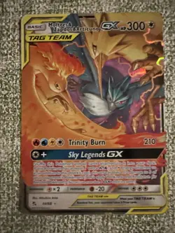 Moltres & Zapdos & Articuno GX 44/68 Holo - Hidden Fates - Pokemon TCG NM - Image 1