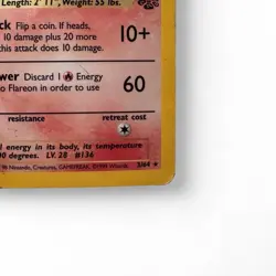 Flareon 1999 Jungle 3/64 1st Edition Holo Rare 70 HP Vintage Pokemon Card - Image 3