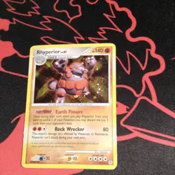 Pokemon Card - Rhyperior Diamond and Pearl 12/130 Holo Rare - Image 1