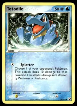 Pokemon TCG Unseen Forces #78/115 Totodile NM - Image 1