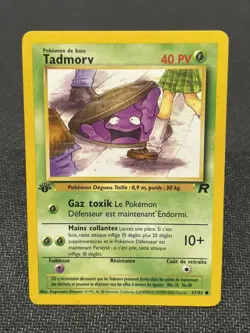 Pokemon TCG Grimer French 1st Edition 57/82 2000 Team Rocket Set Regular - Image 1