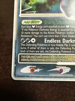 Darkrai LV. X 104/106 Pokemon TCG Great Encounters MP (surface Scratches) - Image 5