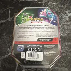 Pokemon TCG: Paradox Clash Tin - Iron Leaves Ex - Factory Sealed - MINT - Image 3