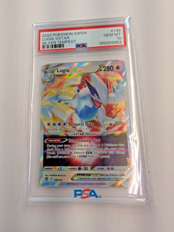 2022 Pokemon SWSH #139 Lugia VSTAR Silver Tempest Holo PSA10 GEM MT - Image 1