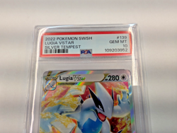 2022 Pokemon SWSH #139 Lugia VSTAR Silver Tempest Holo PSA10 GEM MT - Image 3