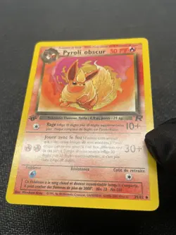 Pokemon TCG Dark Flareon French 1st Edition 35/82 2000 Team Rocket Set Regular - Image 3