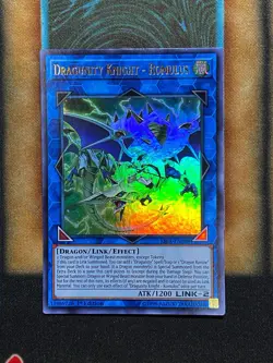 Yugioh Dragunity Knight - Romulus RIRA-EN098 Ultra Rare 1st Ed NM - Image 1