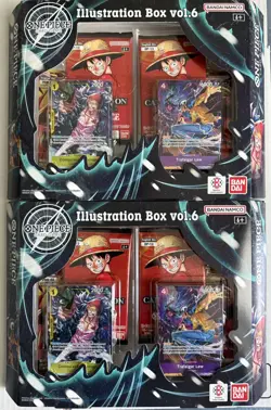 One Piece Illustration Box Vol. 6 New Factory Sealed English 2 Boxes TCG Cards - Image 1