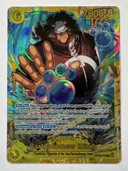 One Piece CCG - Bartholomew Kuma SEC OP12-119 Legacy of the Master - English NM - Image 1