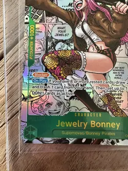 One Piece OP12-118 Jewelry Bonney Manga Alt Art - Image 4