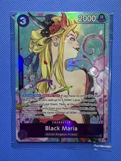 Black Maria (Illustration Box Vol.2) OP08-074 One Piece Promotion Cards Foil - Image 1