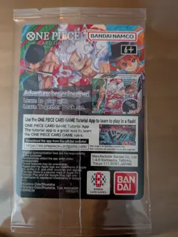 One Piece Monkey D. Luffy US Voyage College Basketball Promo Card Rutgers SEALED - Image 2